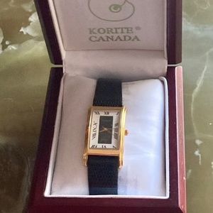 Limited edition Ammolite watch from Korite Canada, Vintage 1990 Original papers